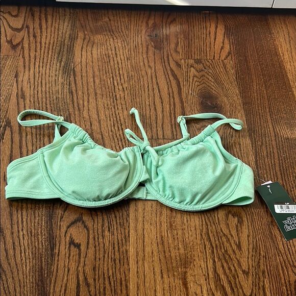 Wild Fable Green Underwire Bikini Top Size L New with Tags - Picture 1 of 4